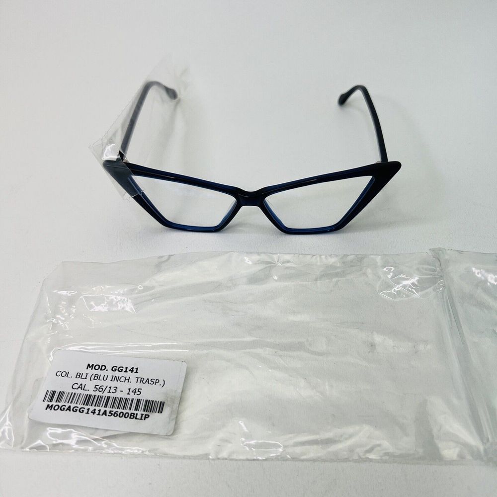 Germano Gambini GG141 Women's Eyeglasses Frame 56/13 - 145‎ mm BLI INK BLUE